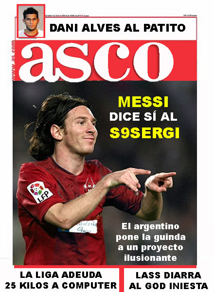 Asco: el 'sí' de Messi al S9Sergi